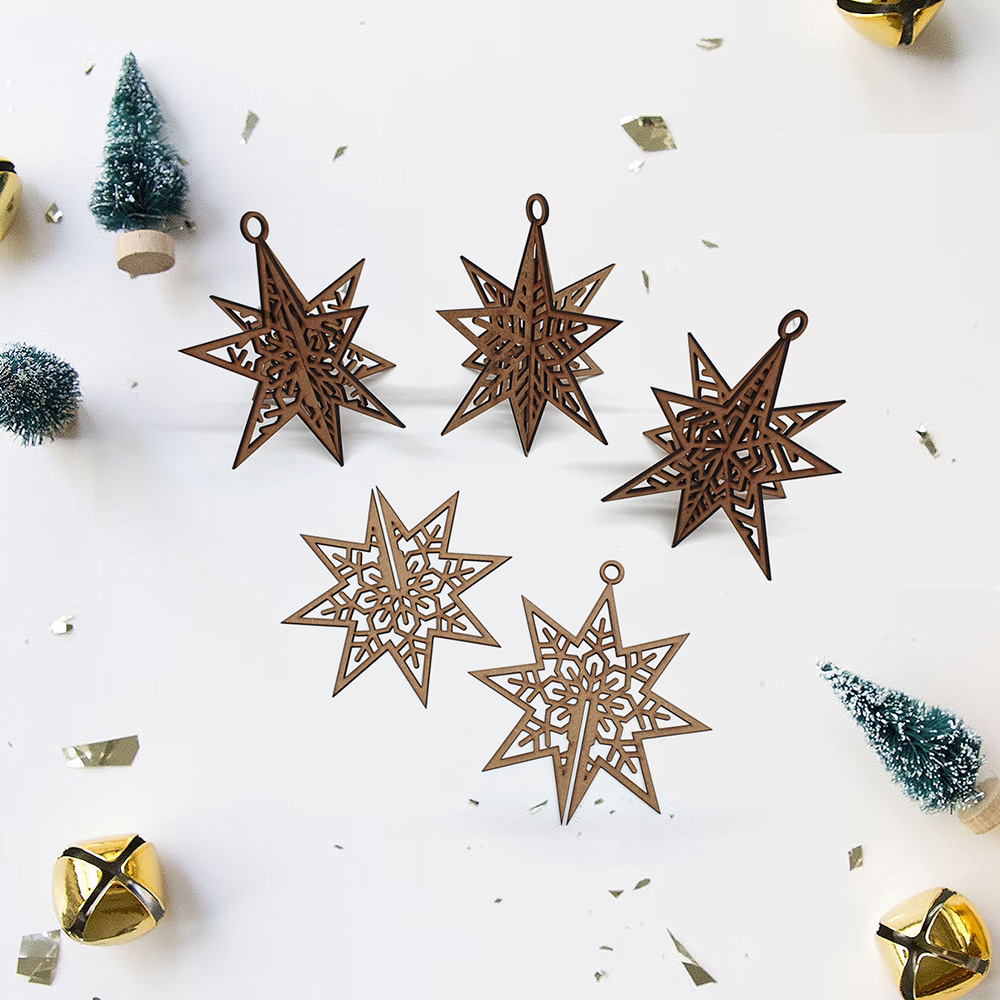 3D Christmas Stars